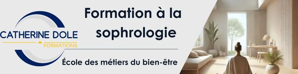 Pub avec le lien vers le site de l ecole des metiers du bien etre pour formation sophrologie sur le blog sante et bien-être