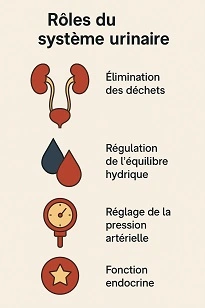 Le système urinaire - Anatomie physiologie du corps humain sur le blog santé et bien-être